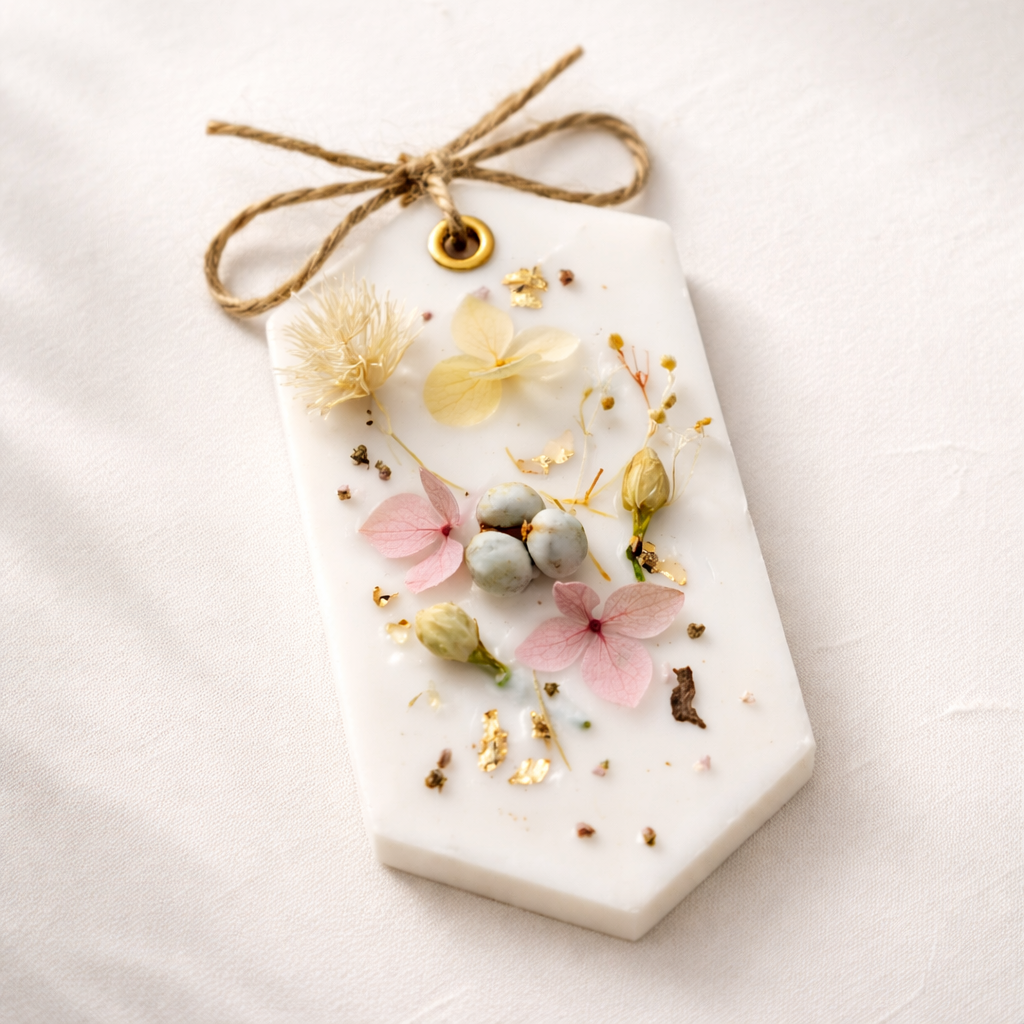 Odorizant Artizanal pentru Garderobă – Ceară de Soia și Flori Botanice