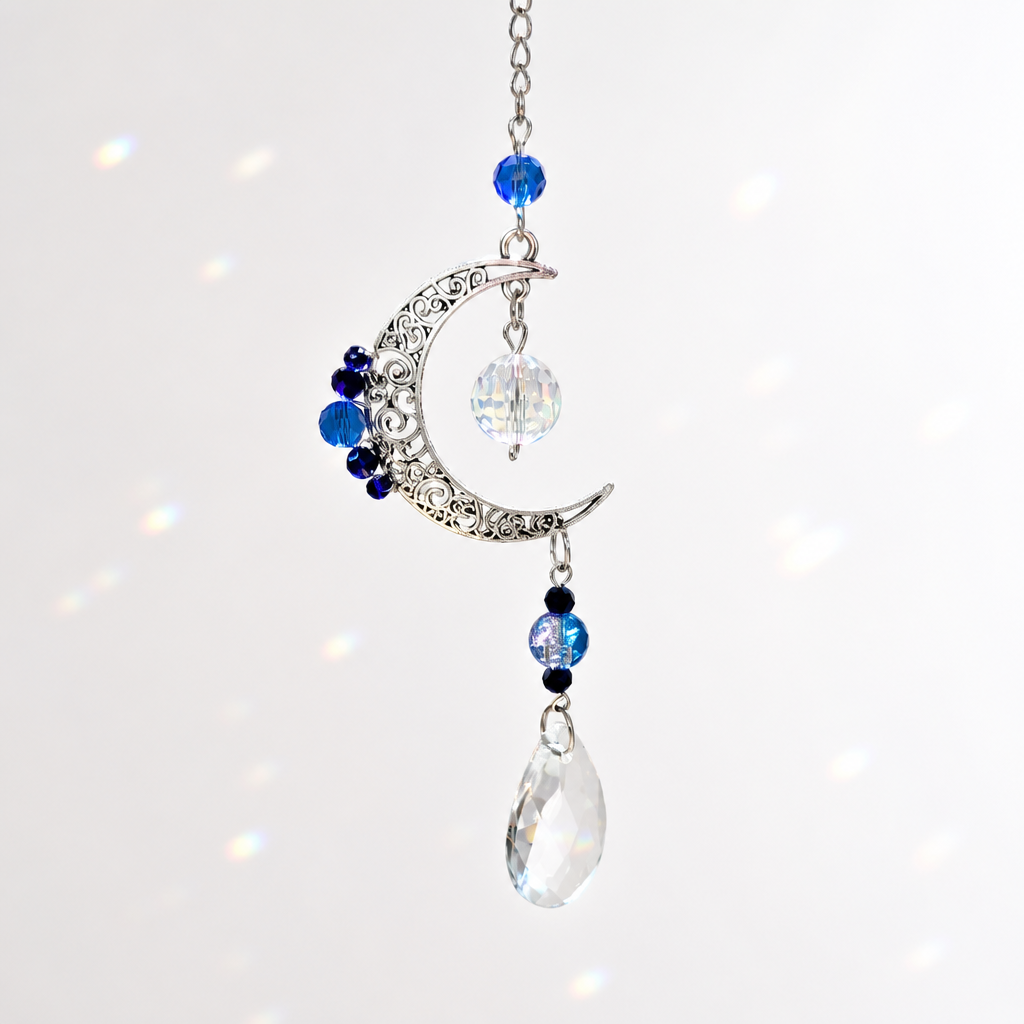 Suncatcher (Capcană de Soare) "Păzitorul viselor" - din mărgele de sticlă
