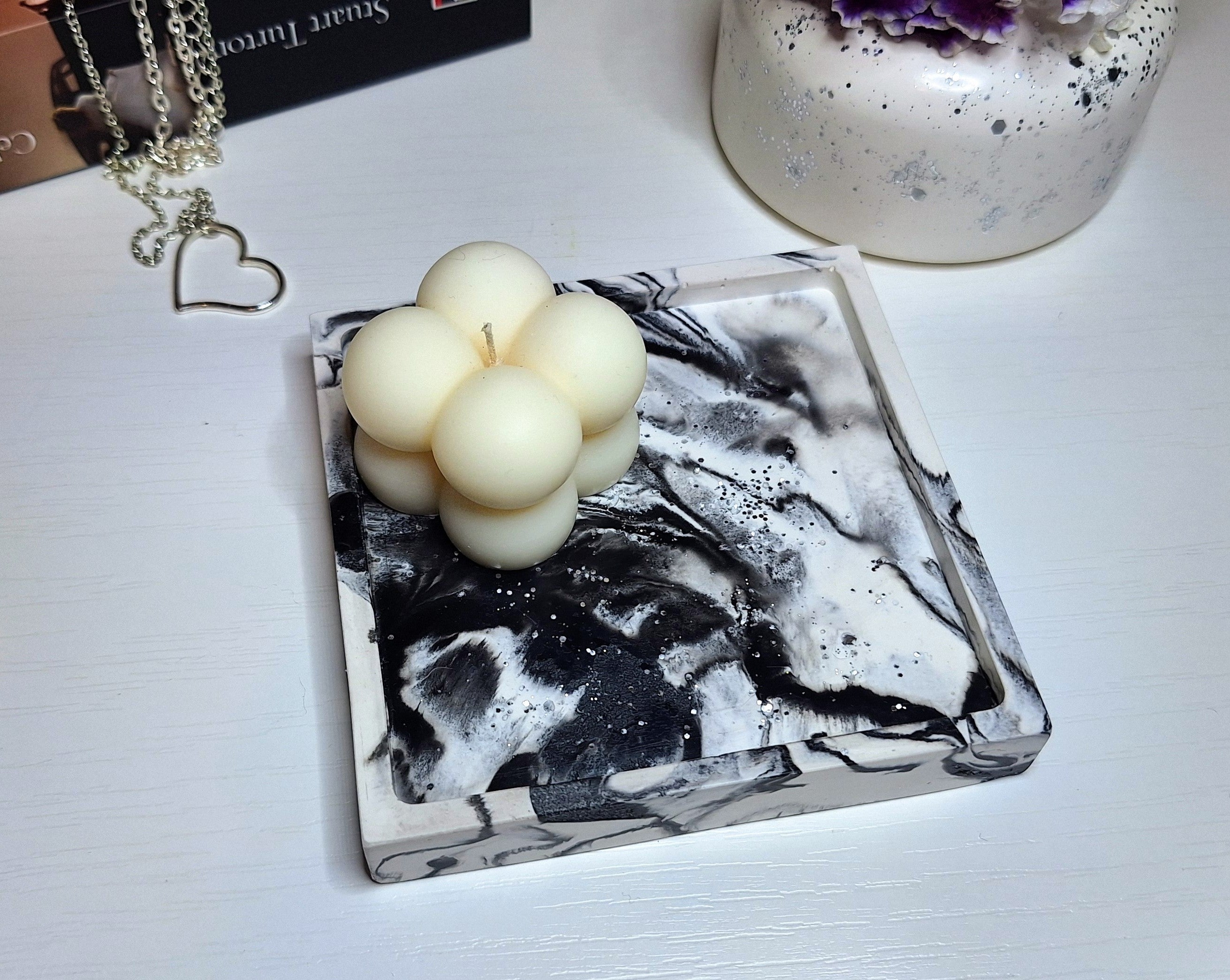 Tăviță pătrată decorativă handmade