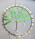 Suncatcher (Capcană de Soare) "Arborele Vieții" - din mărgele de sticlă