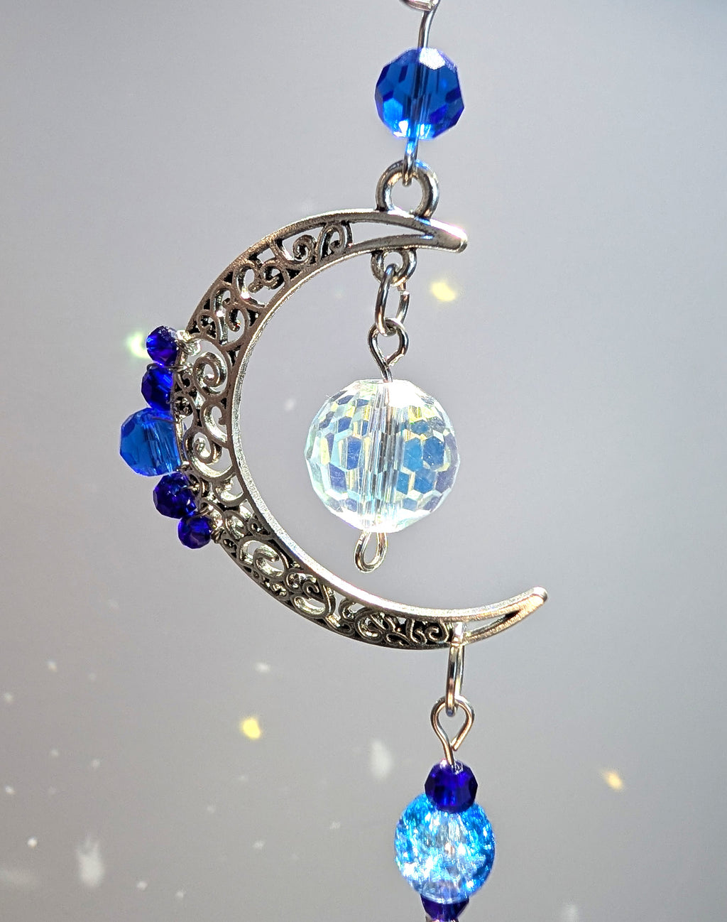 Suncatcher (Capcană de Soare) "Păzitorul viselor" - din mărgele de sticlă