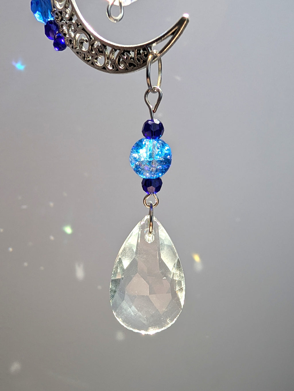 Suncatcher (Capcană de Soare) "Păzitorul viselor" - din mărgele de sticlă