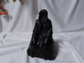 Statueta gotica spectru negru cu gluga Shadow Specter din marmura lichida