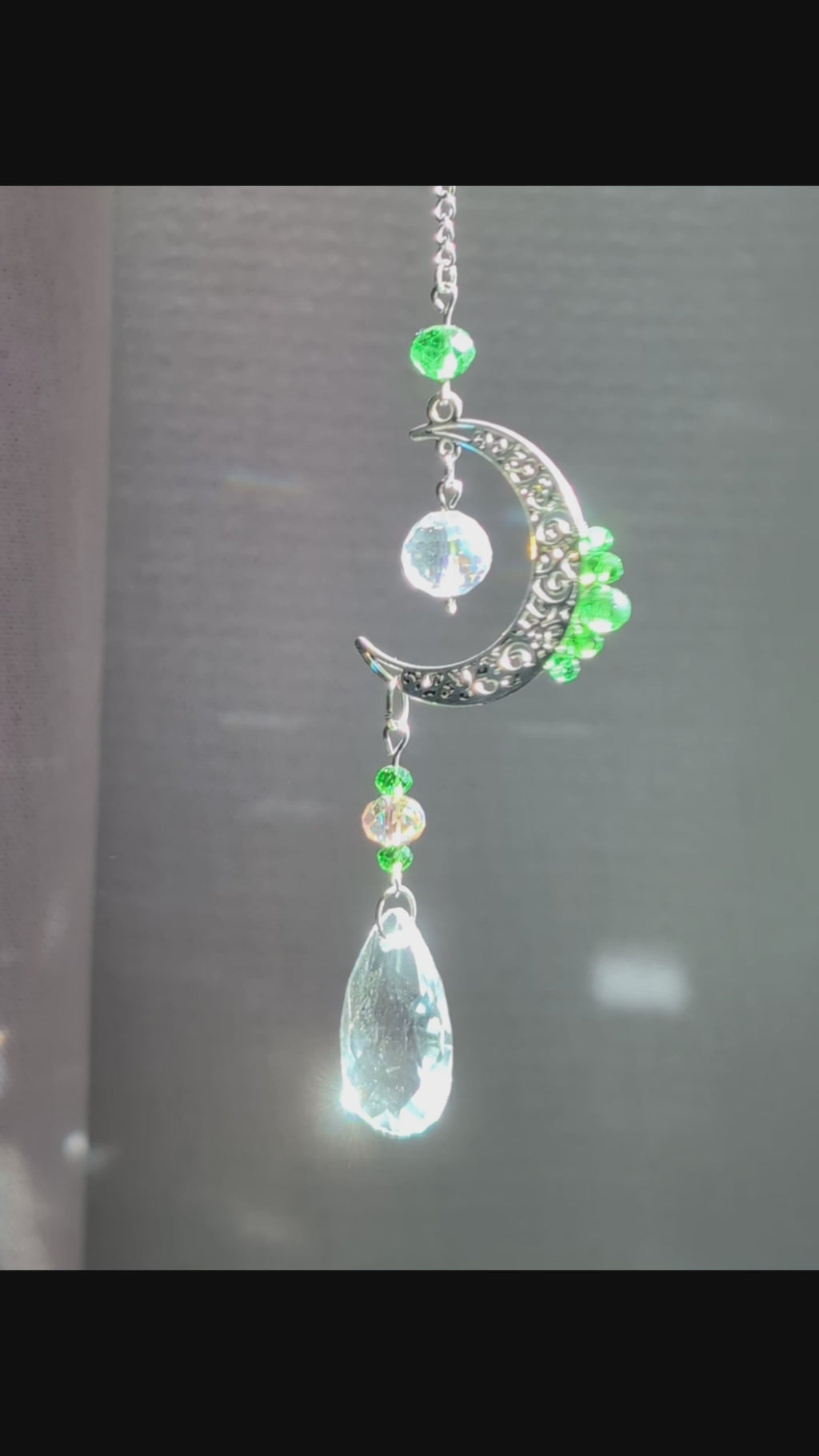 Suncatcher (Capcană de Soare) "Păzitorul viselor" - din mărgele de sticlă