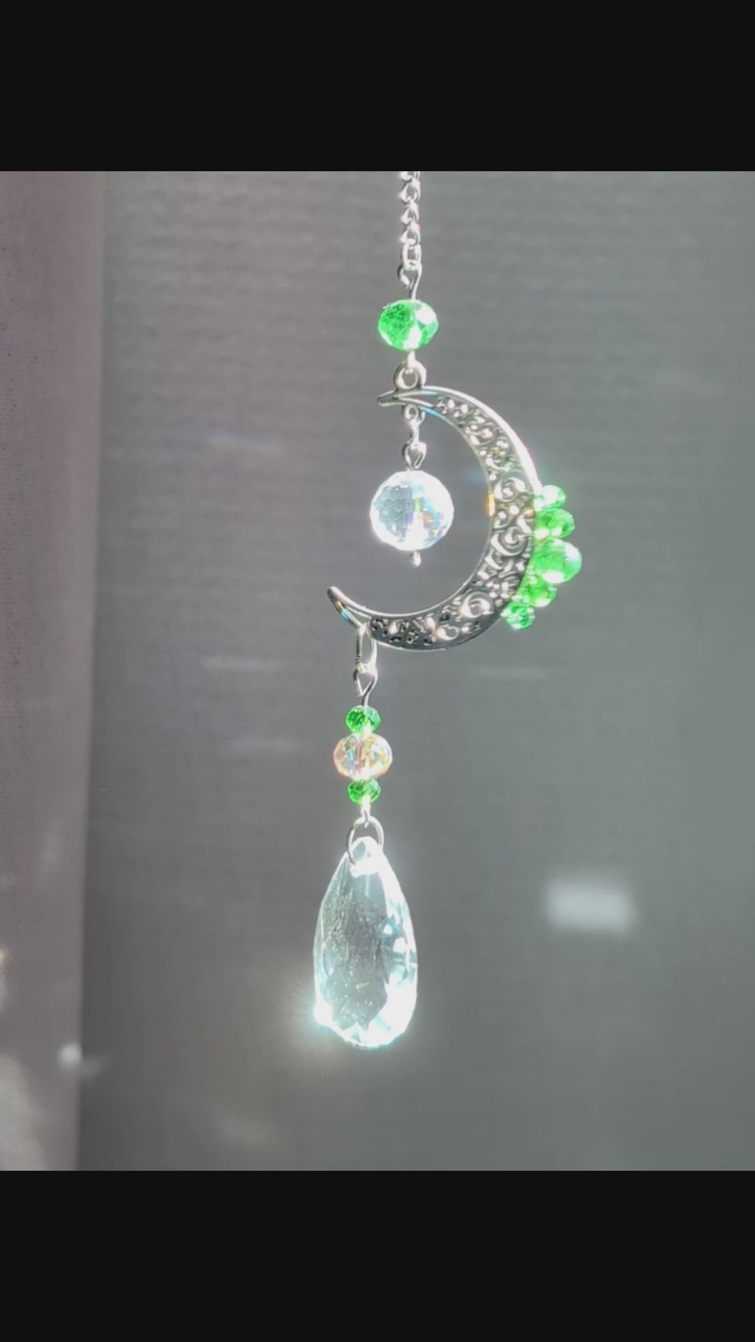 Suncatcher (Capcană de Soare) "Păzitorul viselor" - din mărgele de sticlă