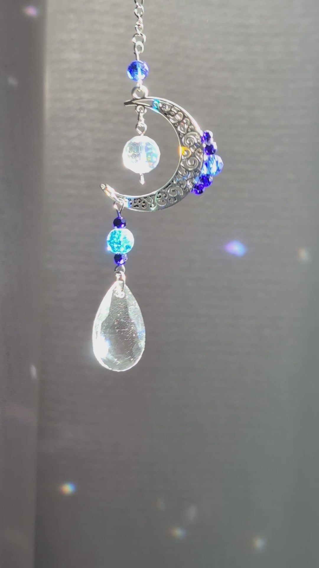 Suncatcher (Capcană de Soare) "Păzitorul viselor" - din mărgele de sticlă